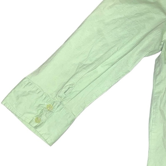 Vintage Green Button Up 4X - Picture 3 of 4